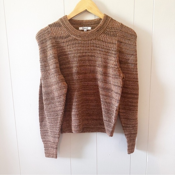 Madewell M NEW Space-Dyed Prentiss Pullover Sweater Autumn NWT Medium - Picture 4 of 10